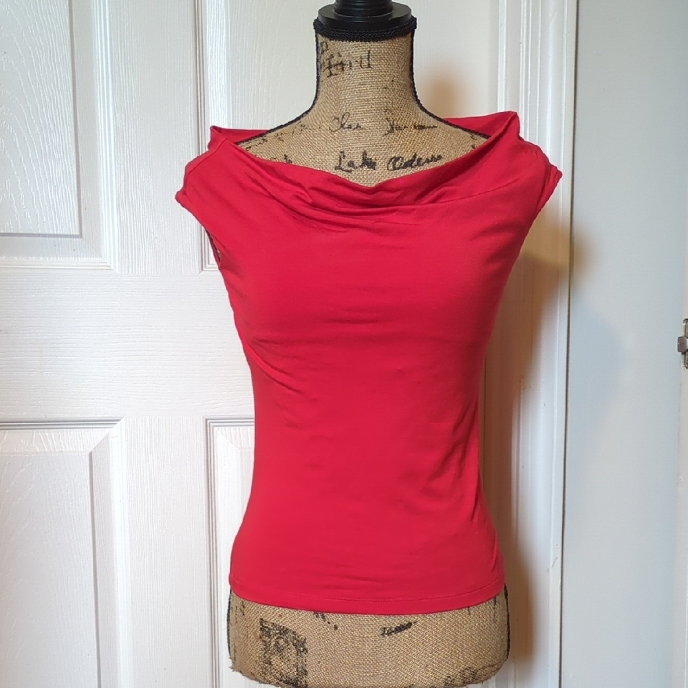Elegant Red Women's Top